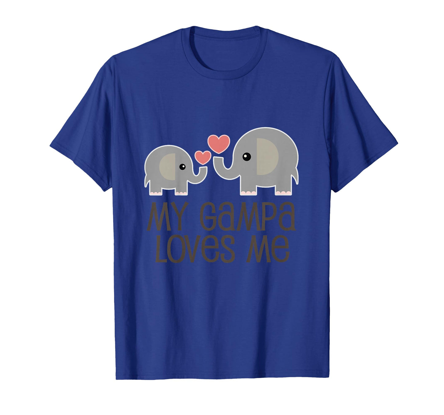 My Gampa Loves Me Grandkids Elephant T-Shirt