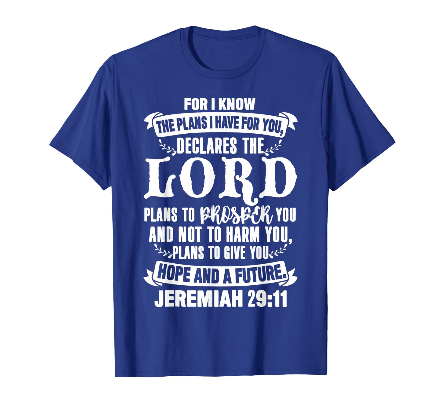 Funny Lord Jeremiah 2911 for I Know The Plans I Have for You T-Shirt
