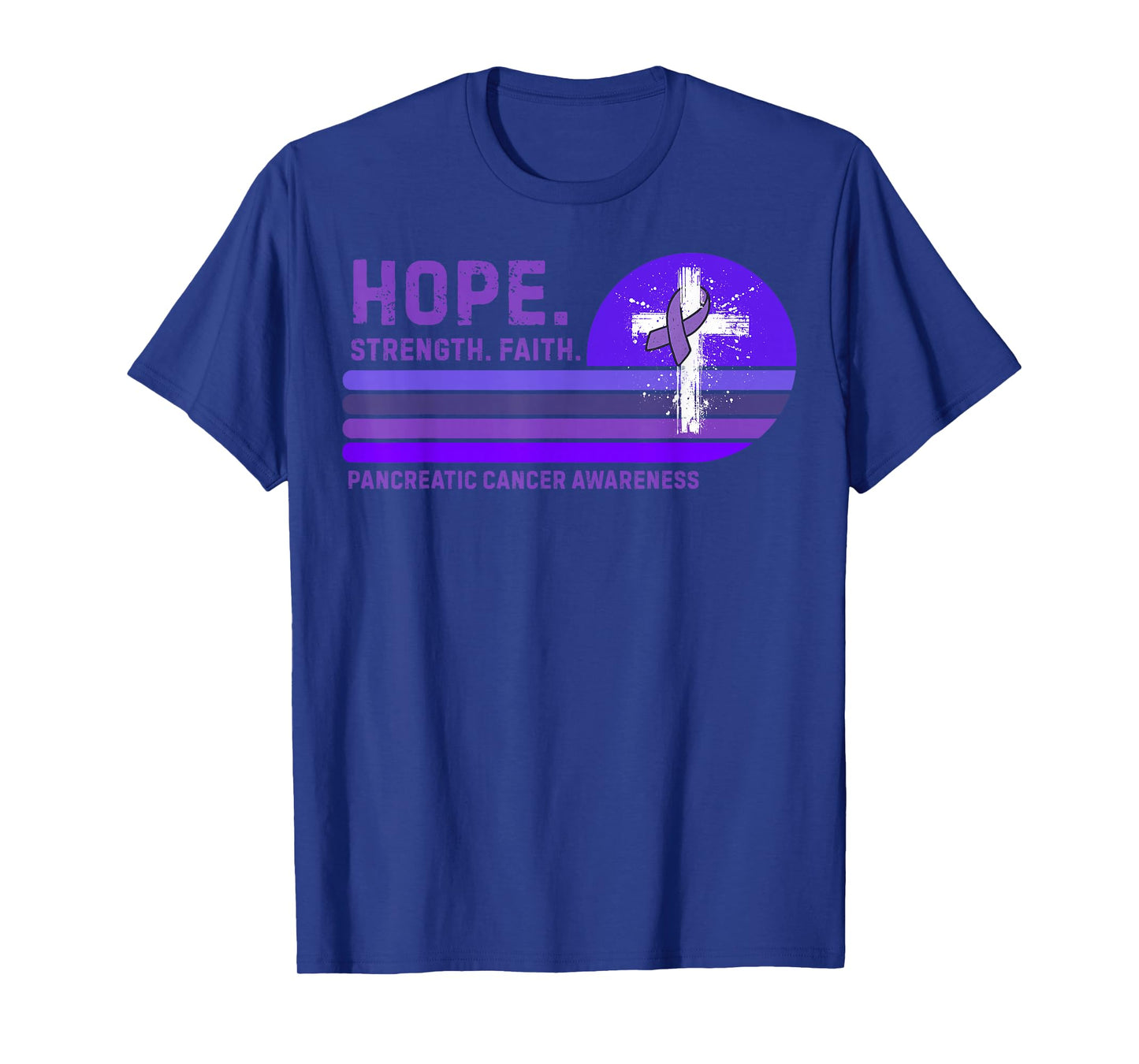 Faith Pancreatic Cancer Awareness T-Shirt