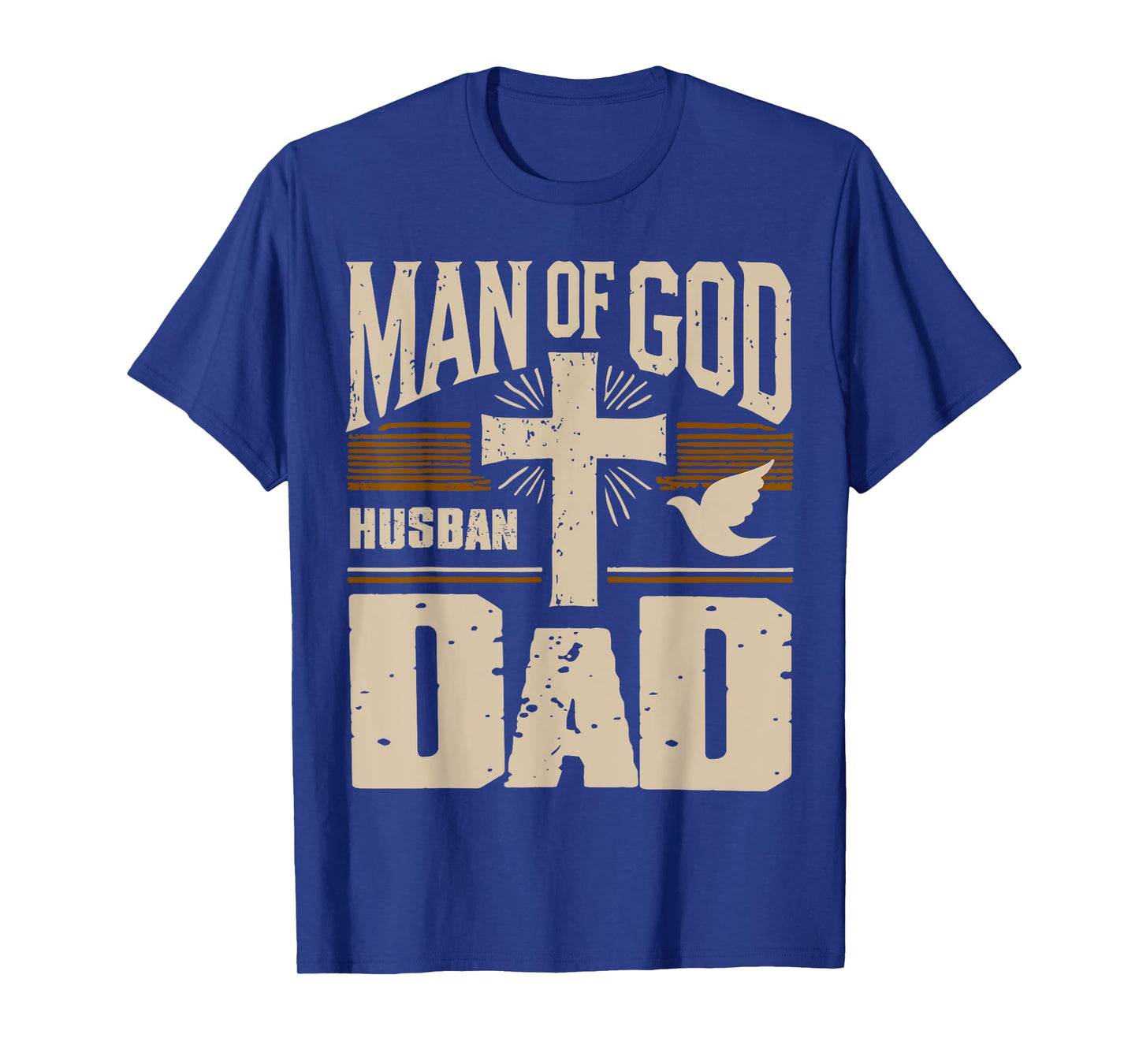 Man of God Husband Dad T-Shirt