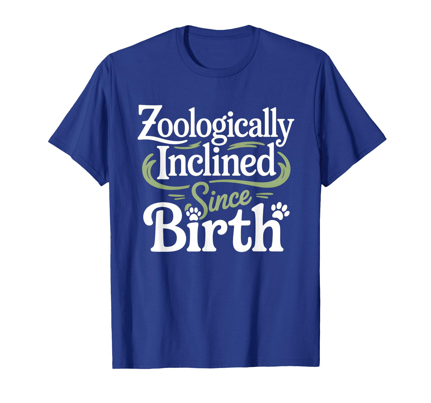 Zoologically Inclined Since Birth Funny Zoology Humor T-Shirt