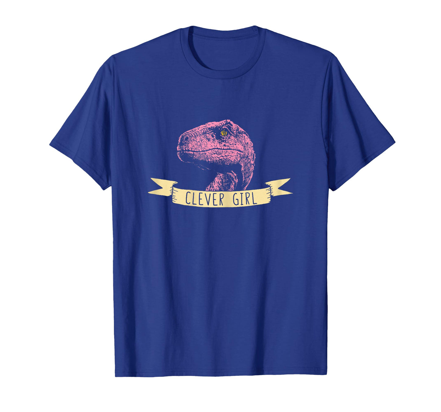 Clever Girl Pink Raptor for Adolescent Girls Dino T-Shirt