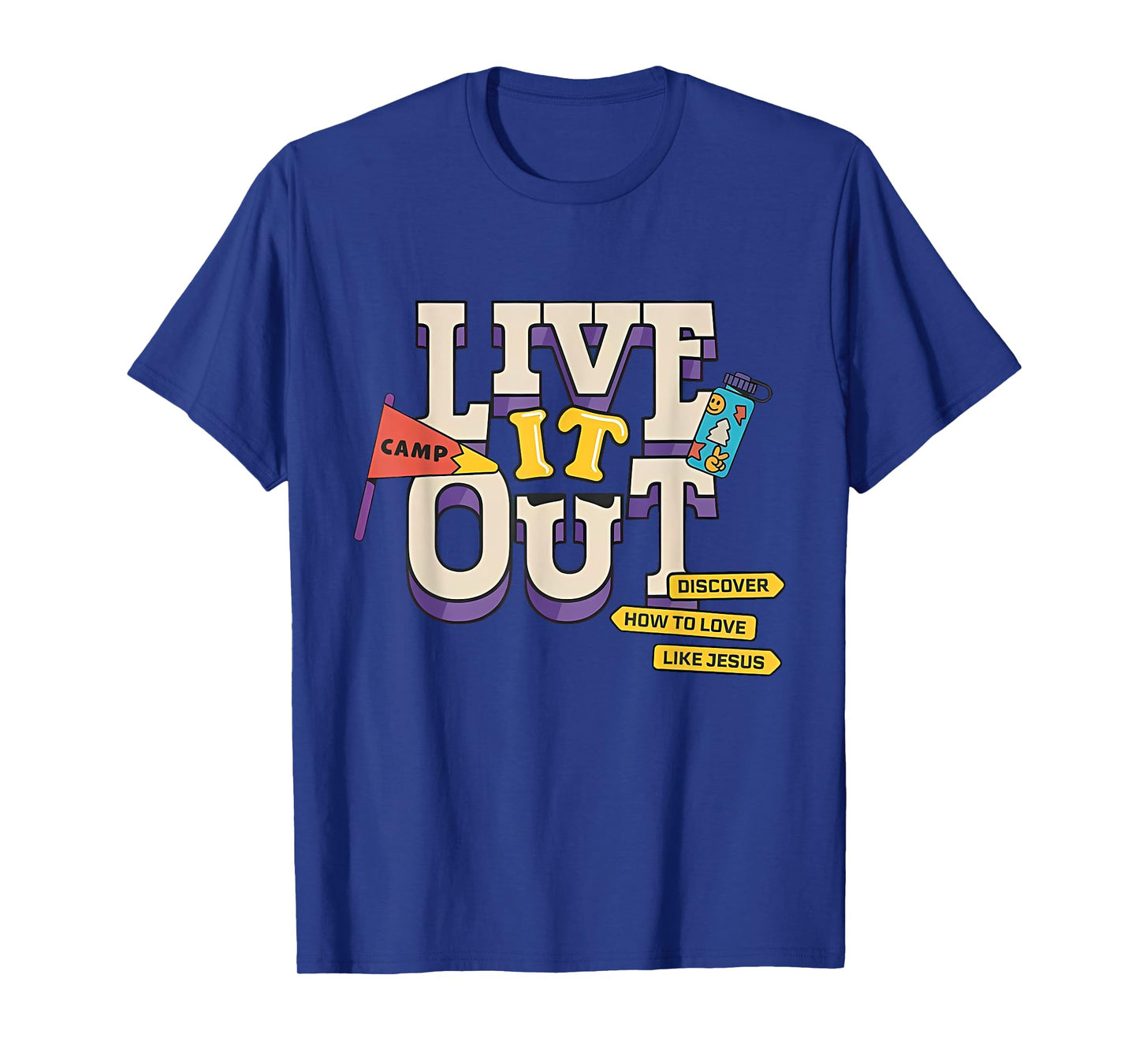 VBS 2025 Christian Youth Camp Live it Out Bible School T-Shirt