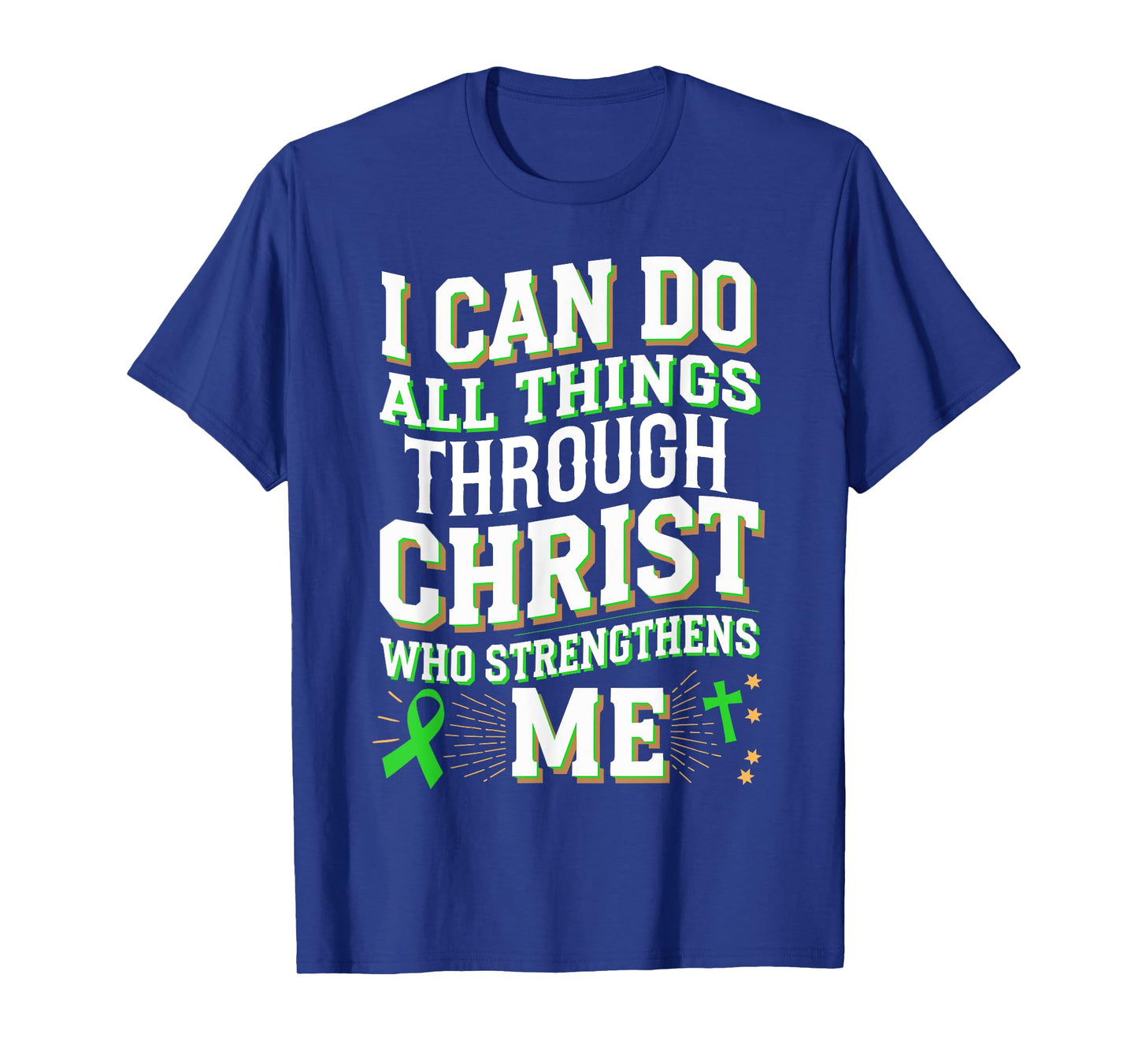 All Things Through Christ Spinal Cord Injury Awareness T-Shirt