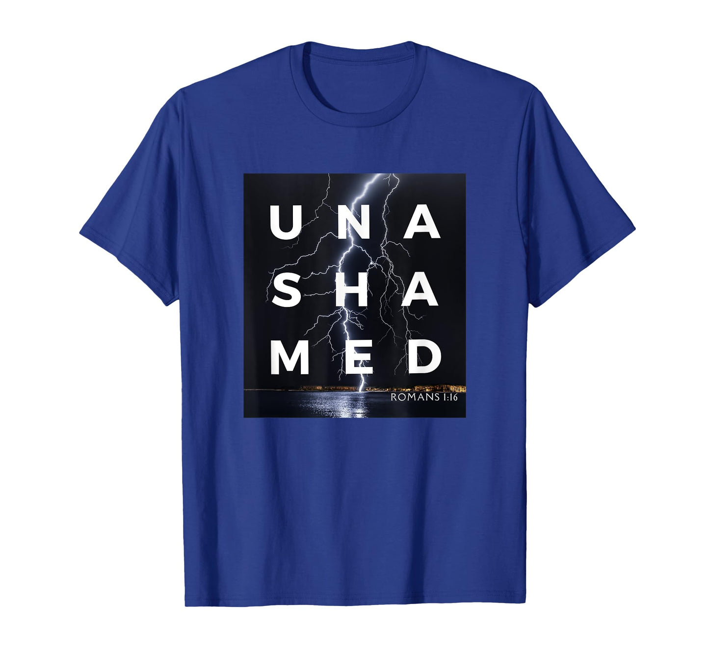 Unashamed of the Gospel Tee, Romans 116 Christian Bold T-Shirt