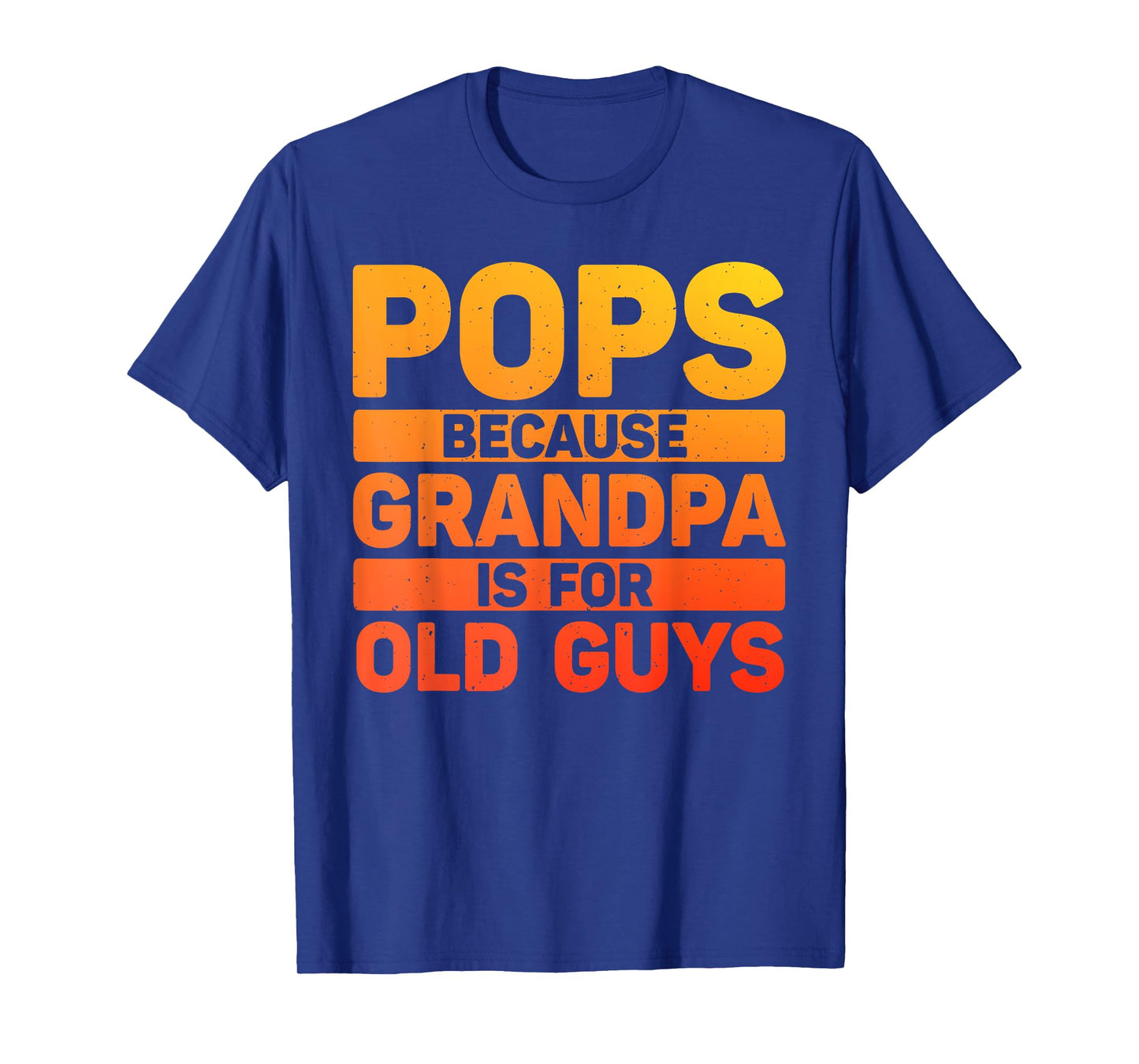 Pops Design For Grandpa From Grandkids Father's Day Pops T-Shirt