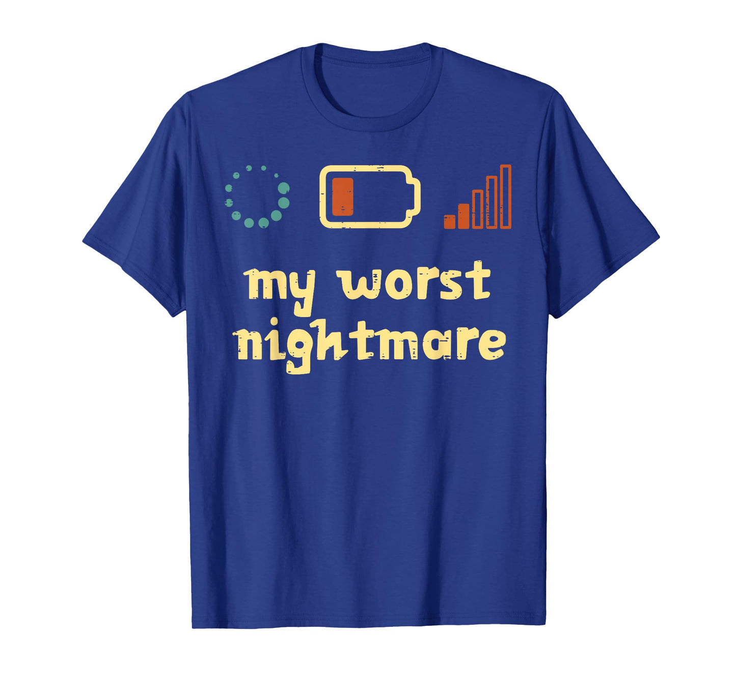 My Worst Nightmare Low Wifi Signal Funny Gamer Men Boys Kids T-Shirt