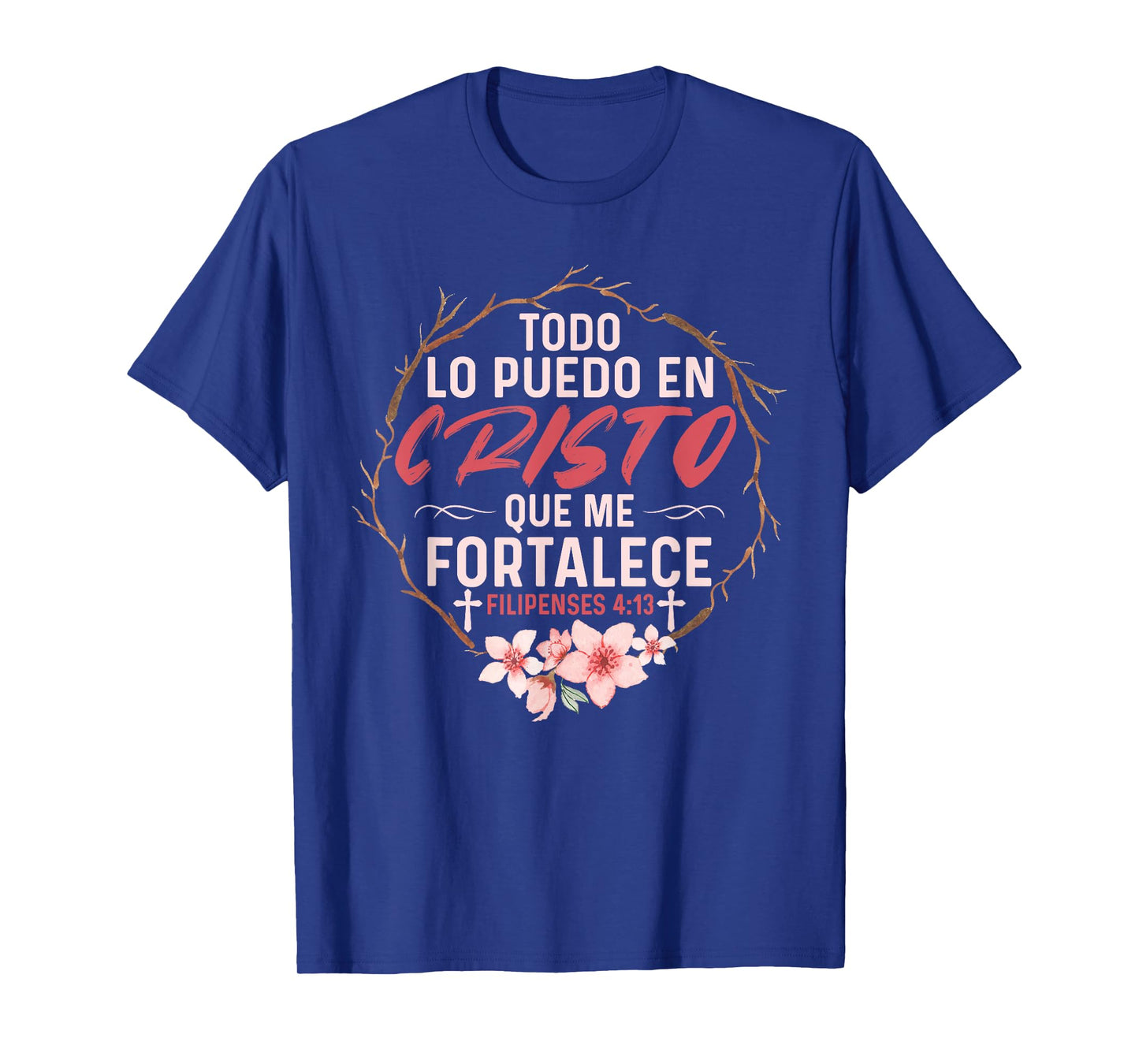 Camisetas Cristianas En Espanol Frase Biblia Filipenses 14:3 T-Shirt