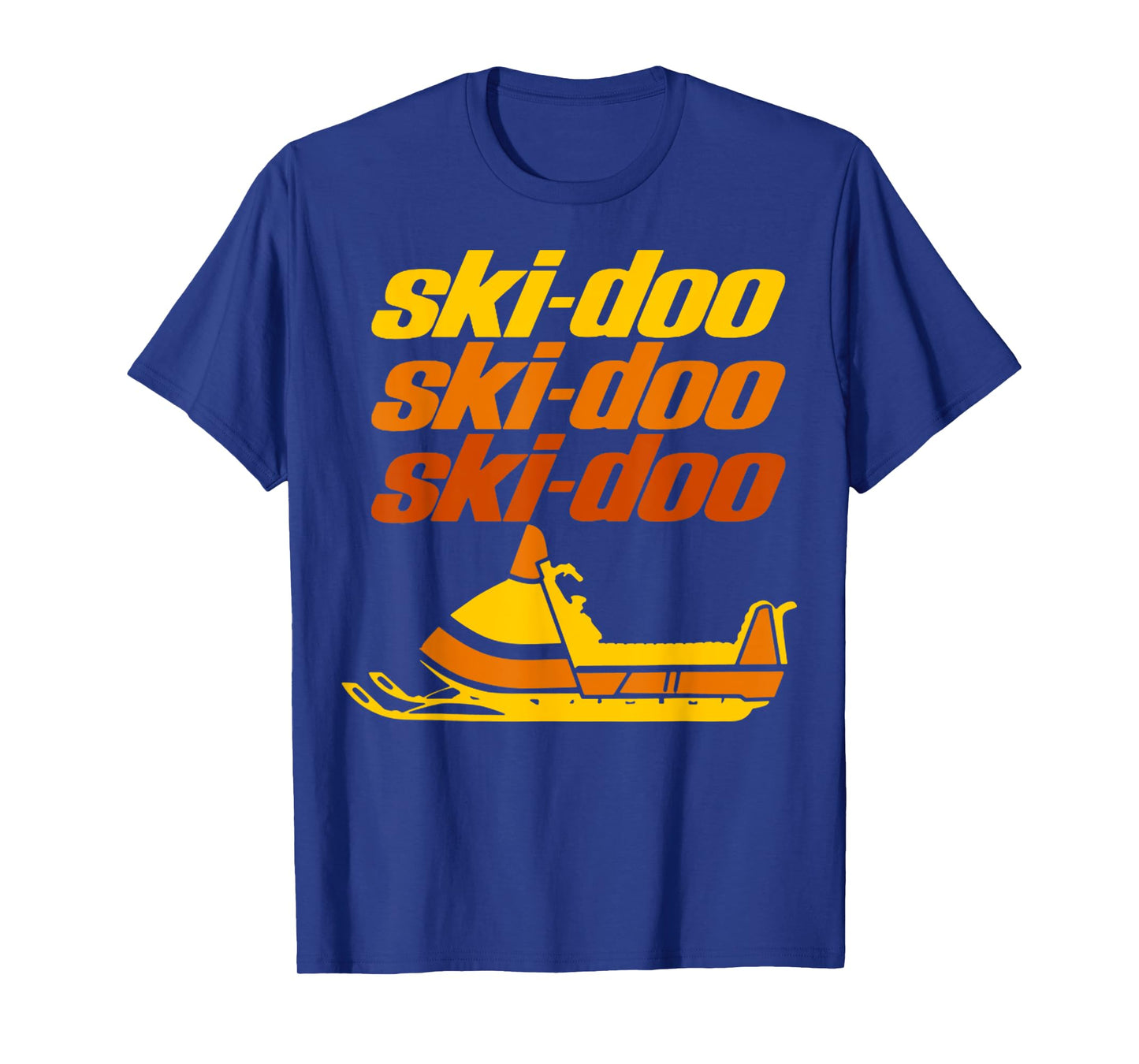 Retro Sport Quote Ski Doo Vintage Snowmobiles Funny Winter T-Shirt