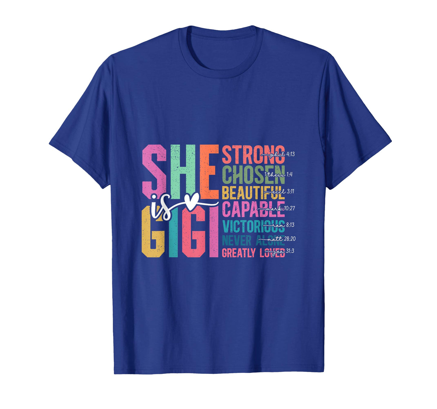 She is Gigi Christian Mother's Day Present For Grandma Women T-Shirt