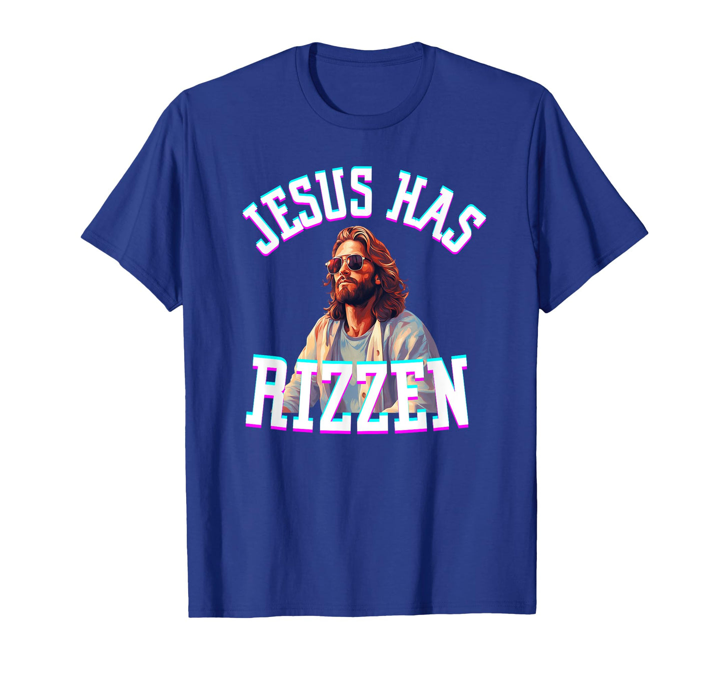 Jesus Has Rizzen Funny Christian Meme Novelty Jesus Christ T-Shirt
