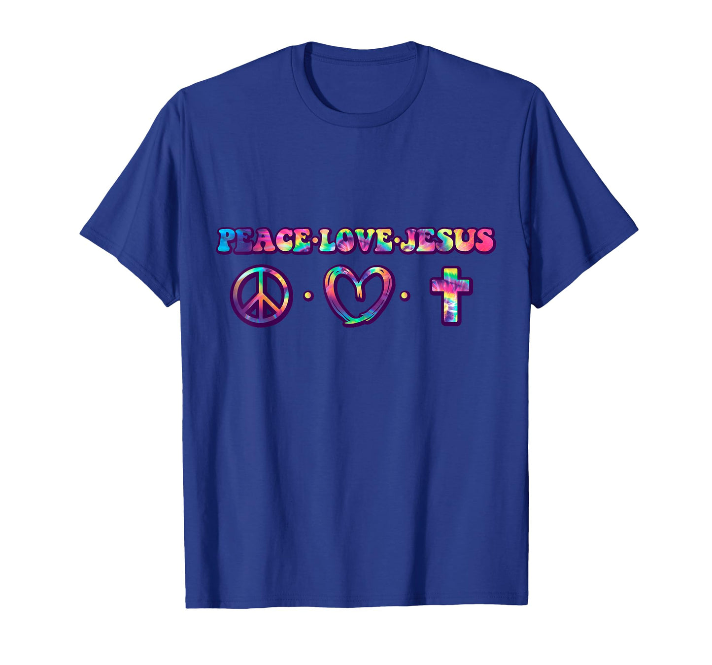 Peace symbol Love and Jesus believe T-Shirt