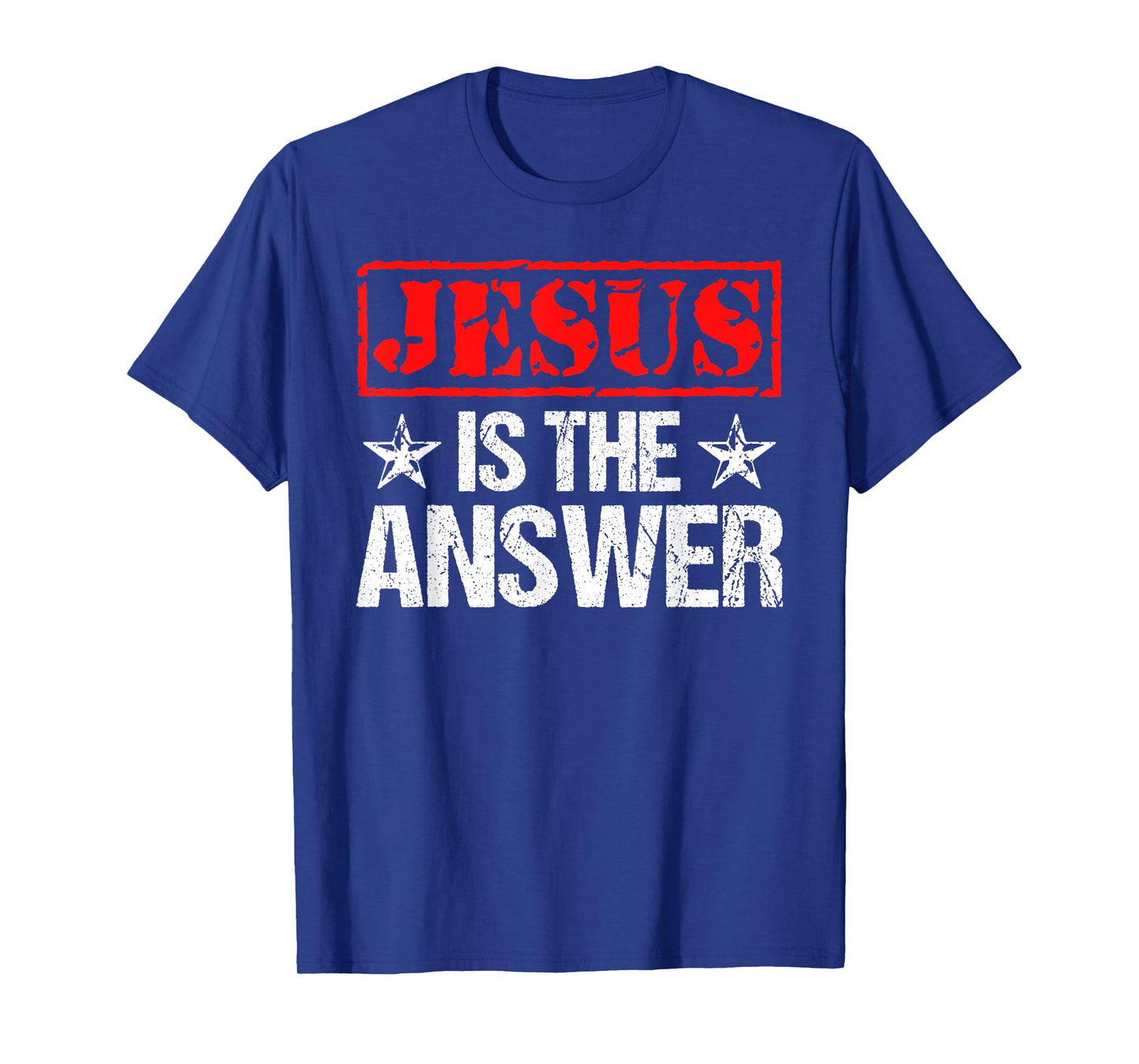 Jesus Is The Answer Christian Faith Gift T-Shirt