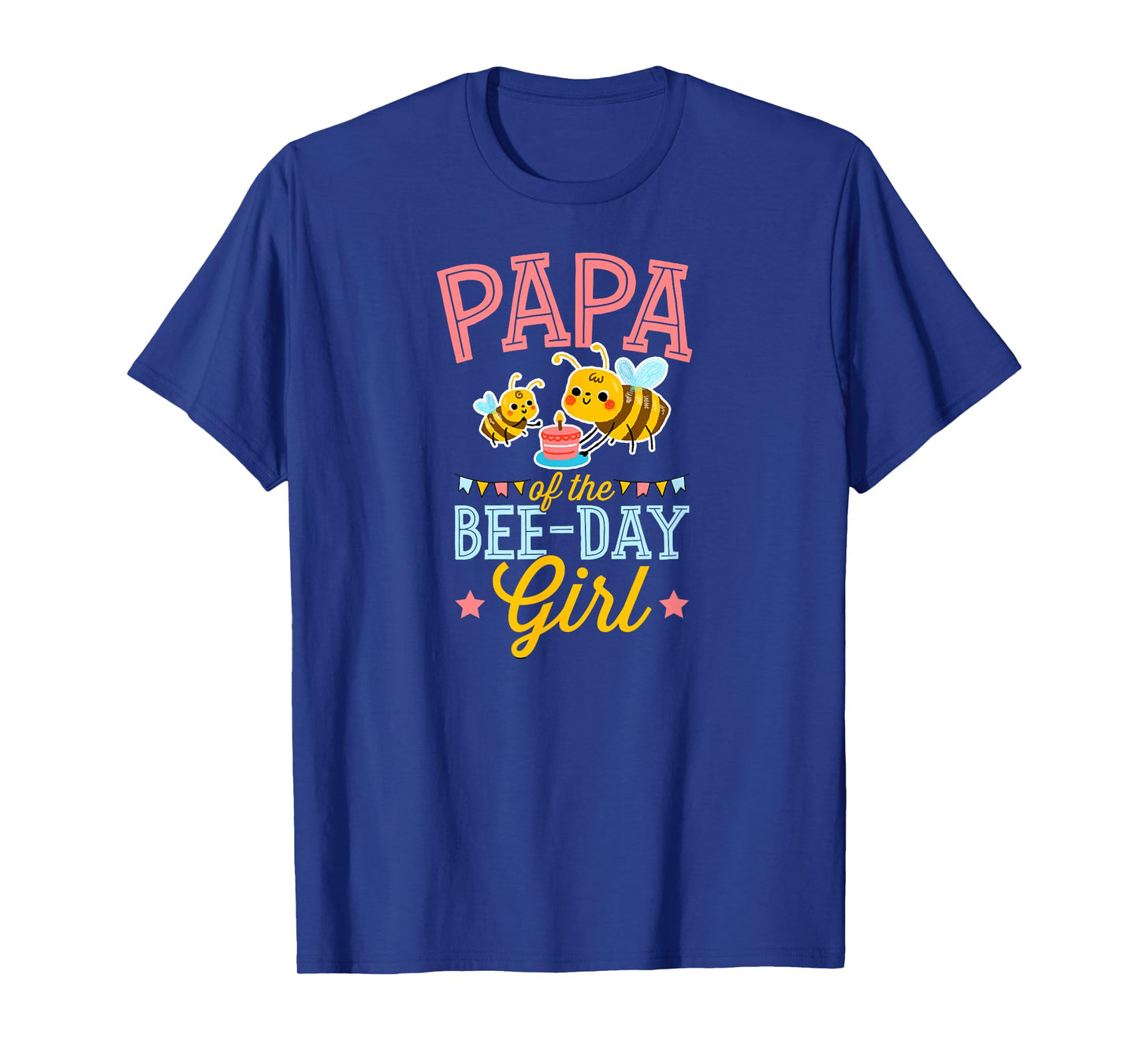 Papa Of The Bee Day Girl Cute Bee Themed Birthday Party T-Shirt