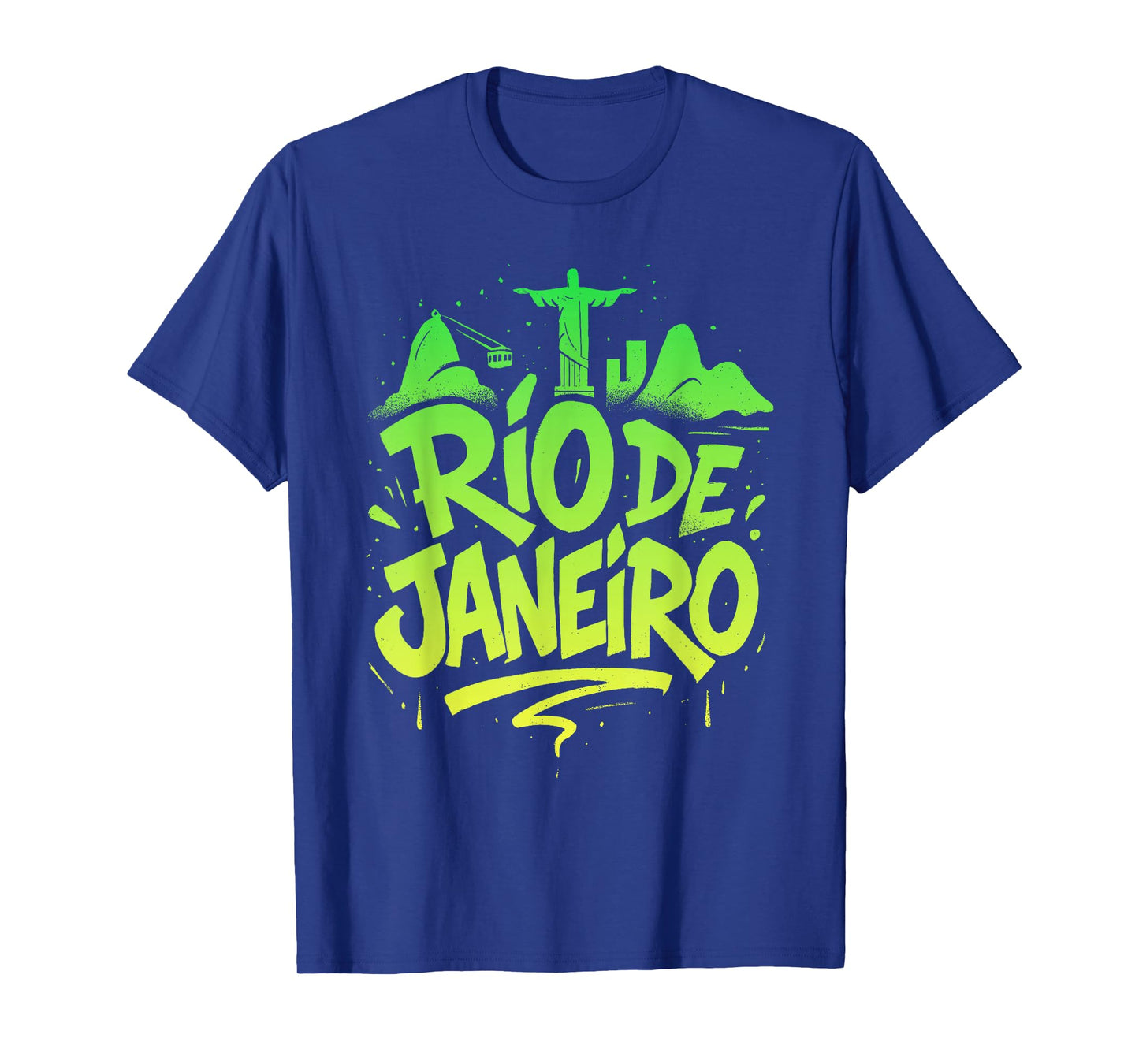 Rio De Janeiro Graffiti Brazil City Design T-Shirt