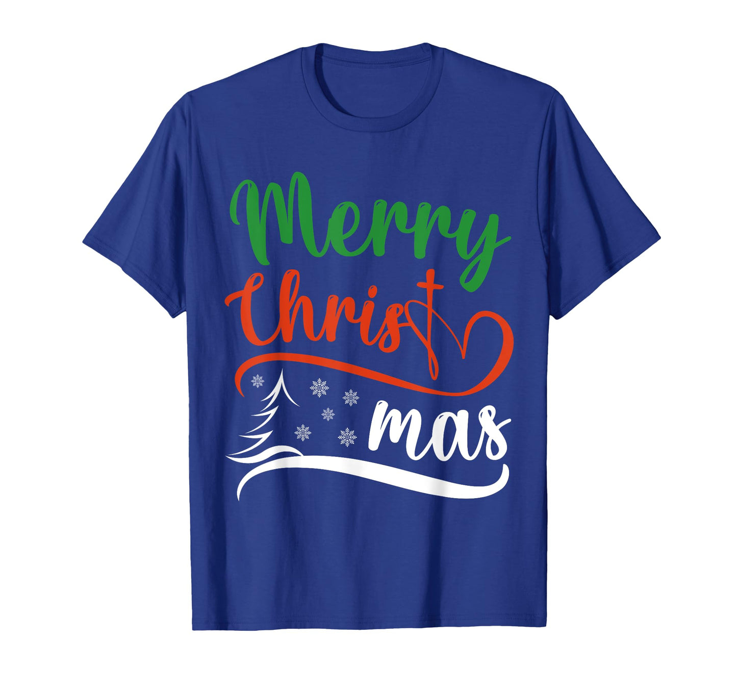 Merry Christ Mas Christian Christmas Jesus Christmas Family T-Shirt