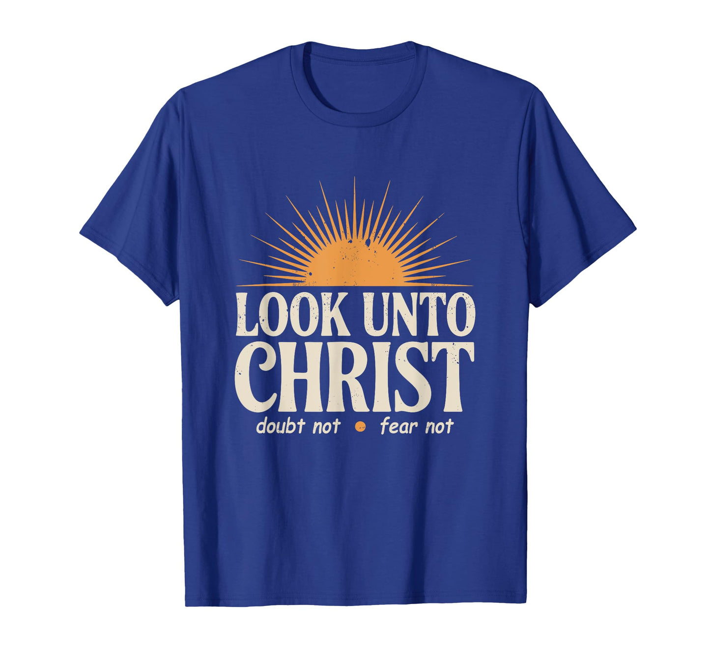 Look Unto Christ With Sun 2025 Youth Theme LDS Christian T-Shirt