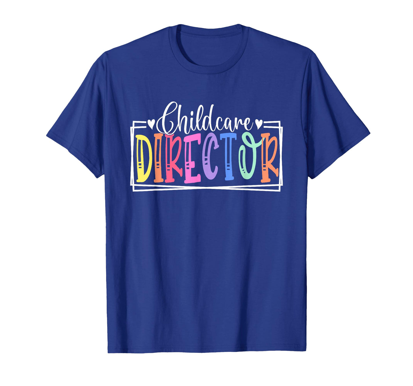 Childcare Director Appreciation Apparel Co. Childcare Director Daycare Provider Appreciation T-Shirt - Unisex-Adult, Regular Fit, Crew Neck, Short Sleeve, Black, Small