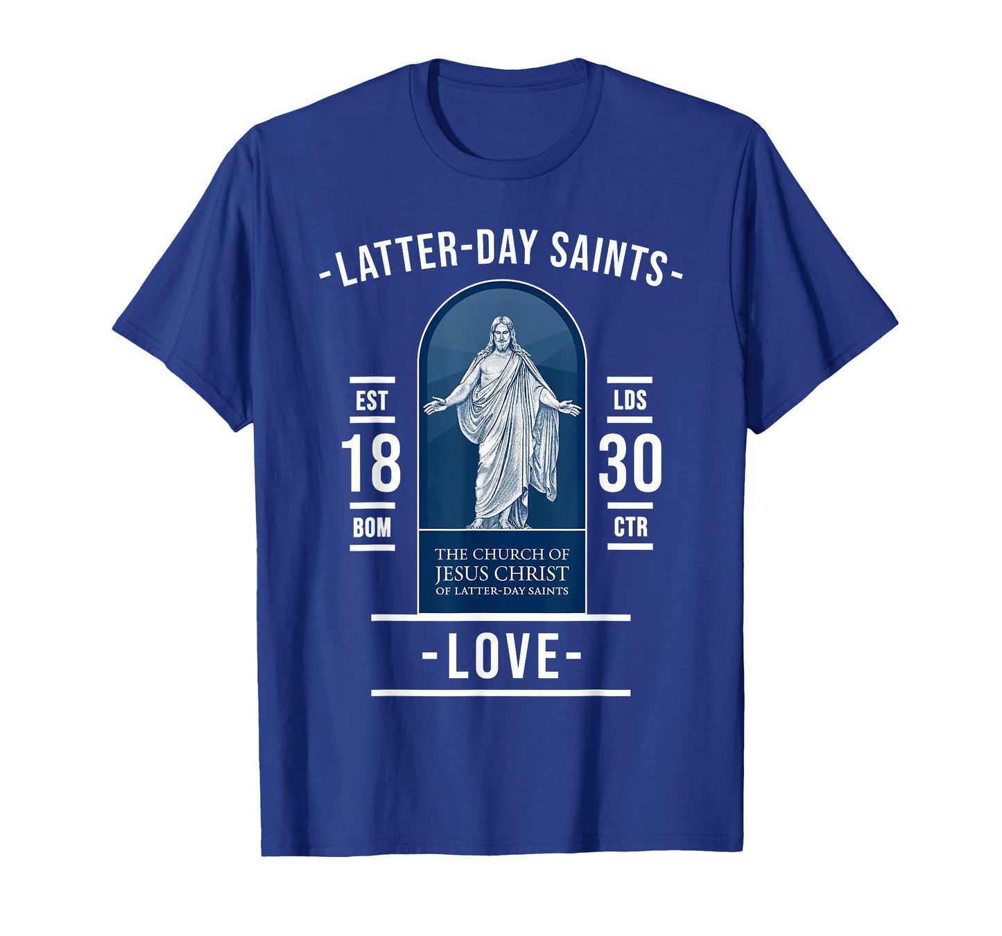 Latter-day Saints Love β Christlike Life and Church T-Shirt