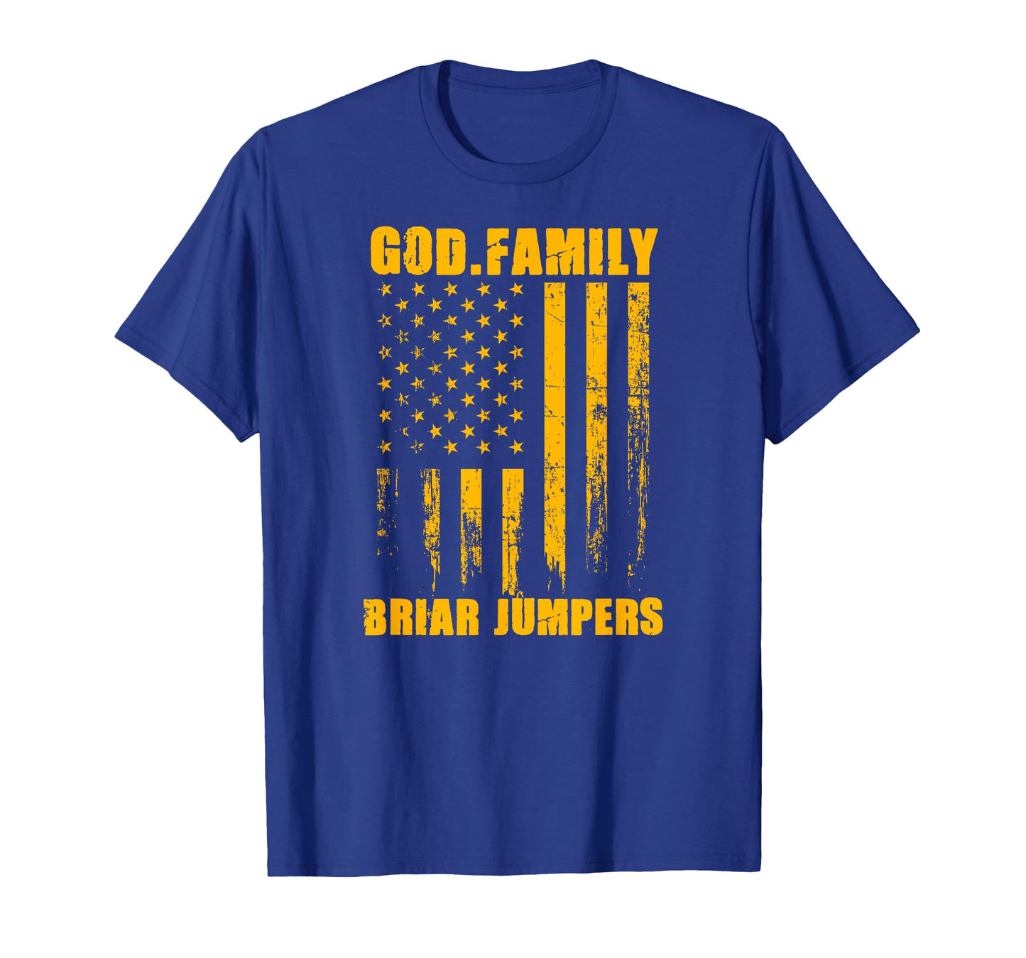 Somerset Briar Jumpers God. Family. Vintage USA Flag T-Shirt