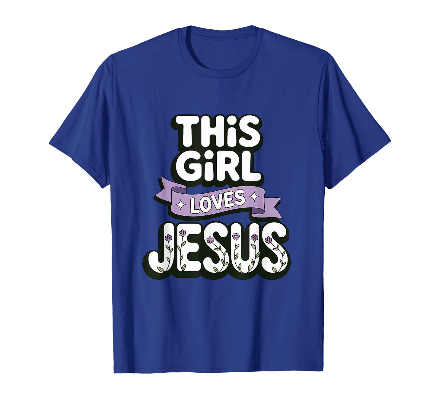 This Girl Loves Jesus Christian Girl Jesus T-Shirt