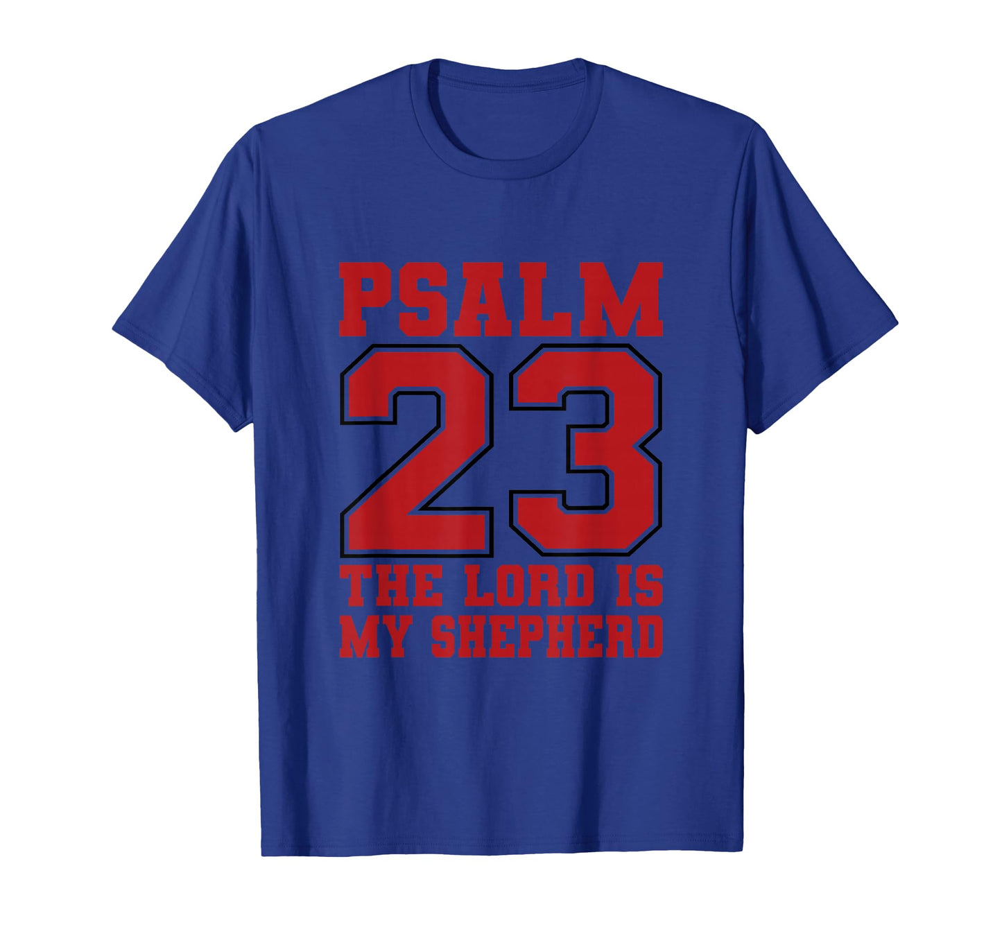Retro Psalm 23 The Lord is My Shepherd Christian T-Shirt