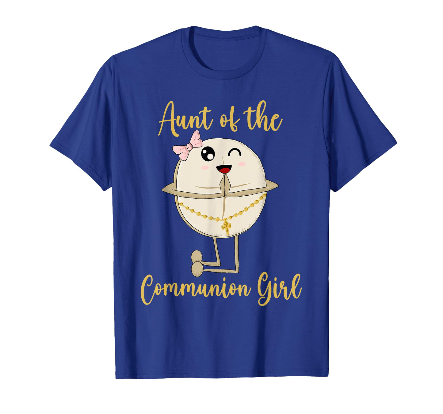 Aunt of the Communion Girl First Communion Dabbing Wafer T-Shirt