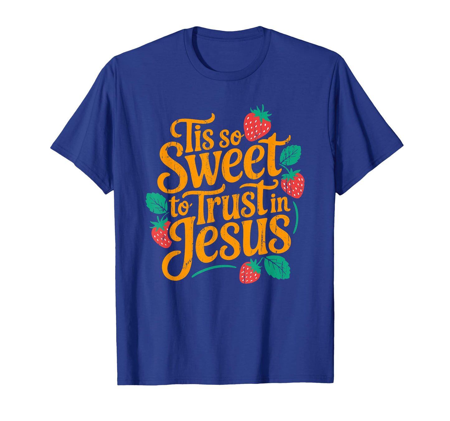 Tis So Sweet To Trust In Jesus, Retro Summer T-Shirt