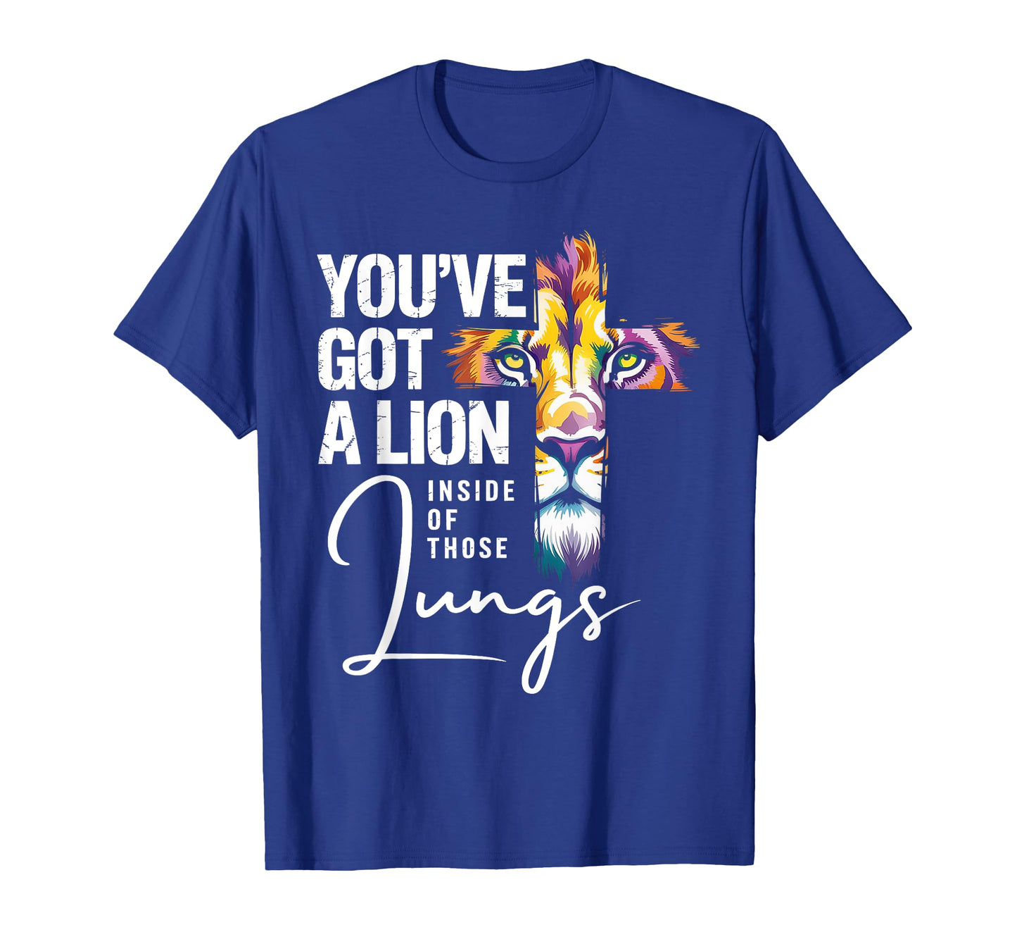 Brandon You Got a Lion Inside of Those Lungs Praise the Lord T-Shirt