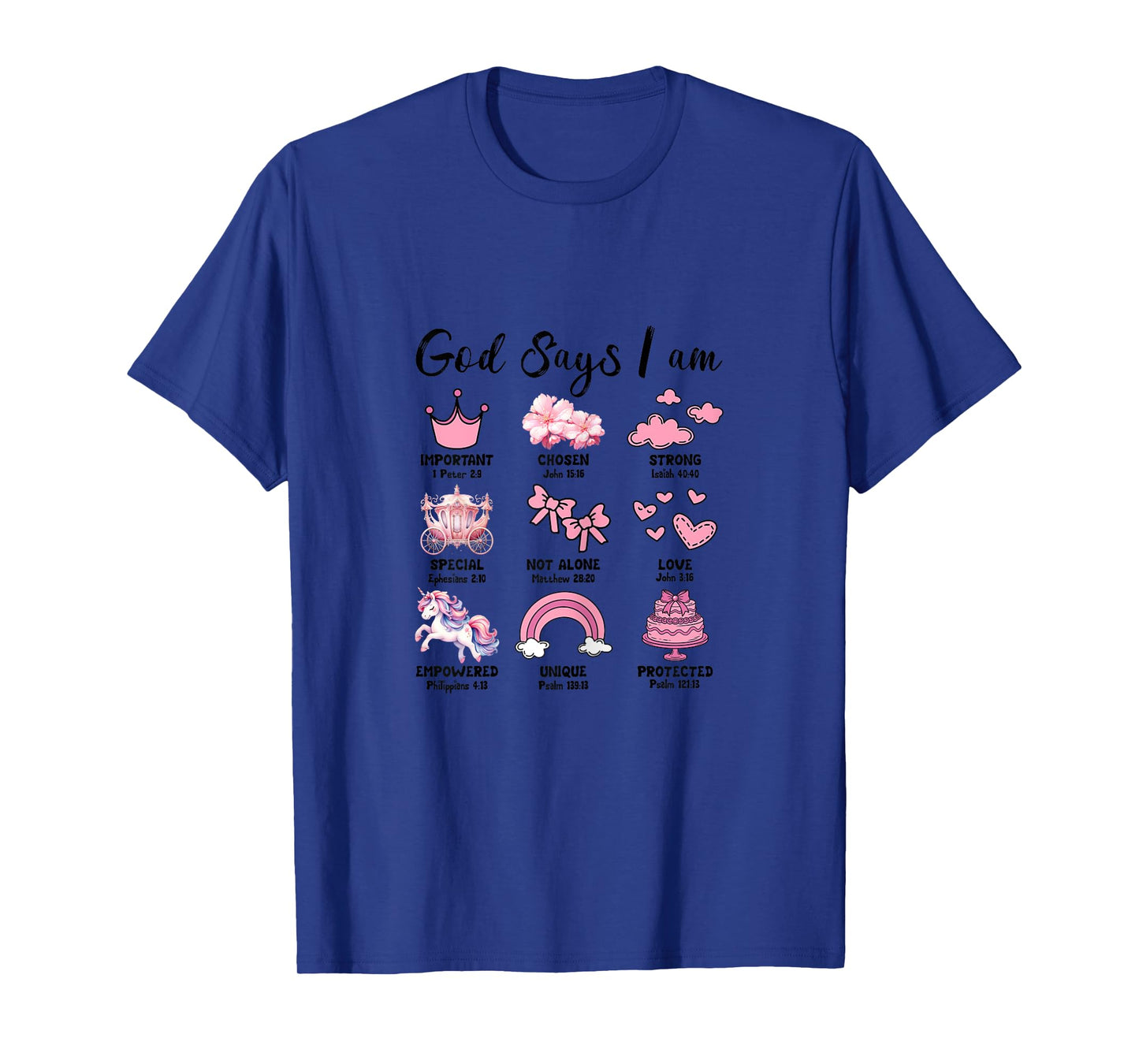 Faith Religious God Says I Am Cute Aesthetic T-Shirt