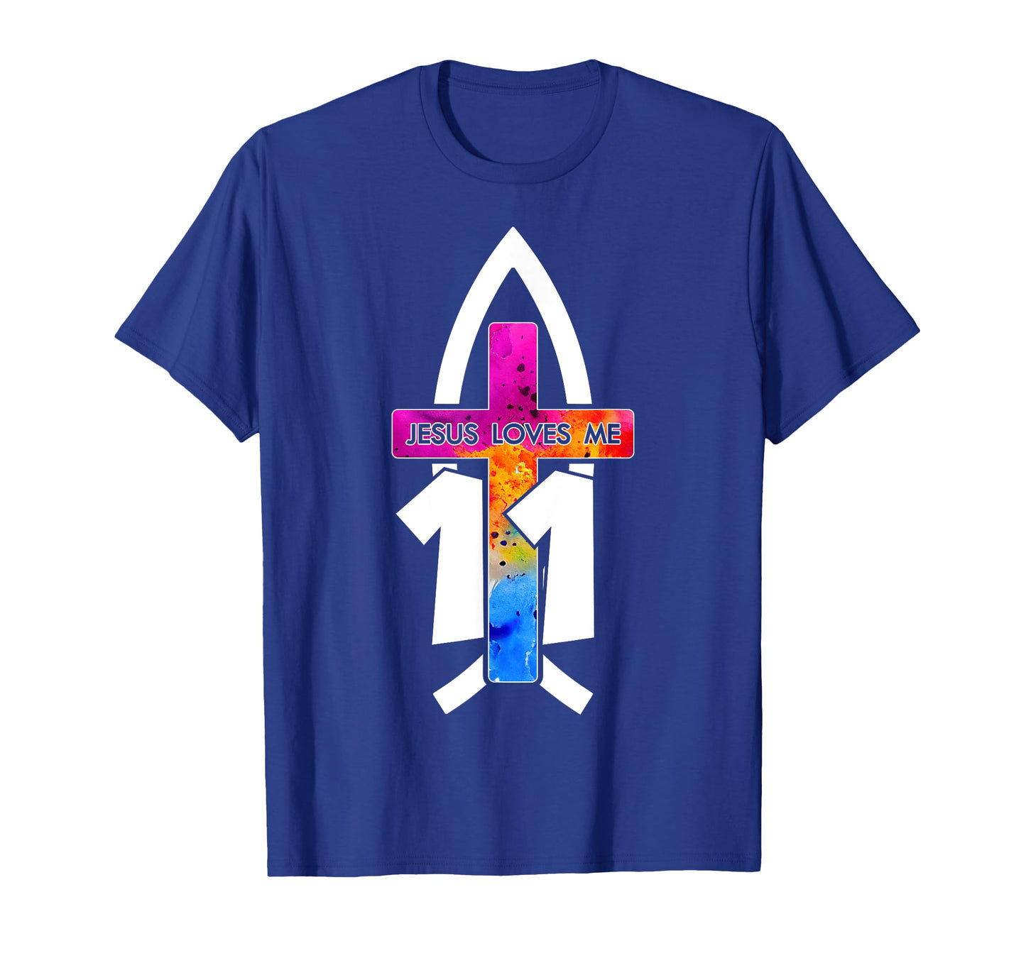 Jesus Loves ME 11 Religious 11 Years Jesus 11TH Birthday T-Shirt