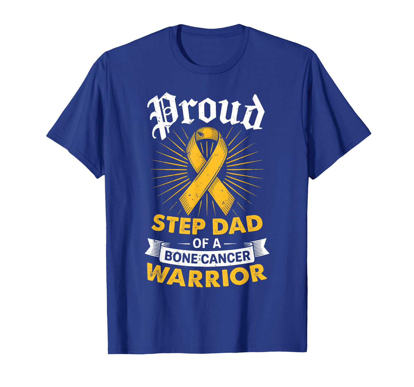 Proud Step Dad of a Bone Cancer Warrior Step Child Awareness T-Shirt