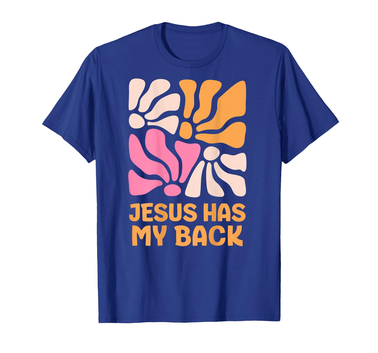 Jesus has my back kids boho Christian girls T-Shirt