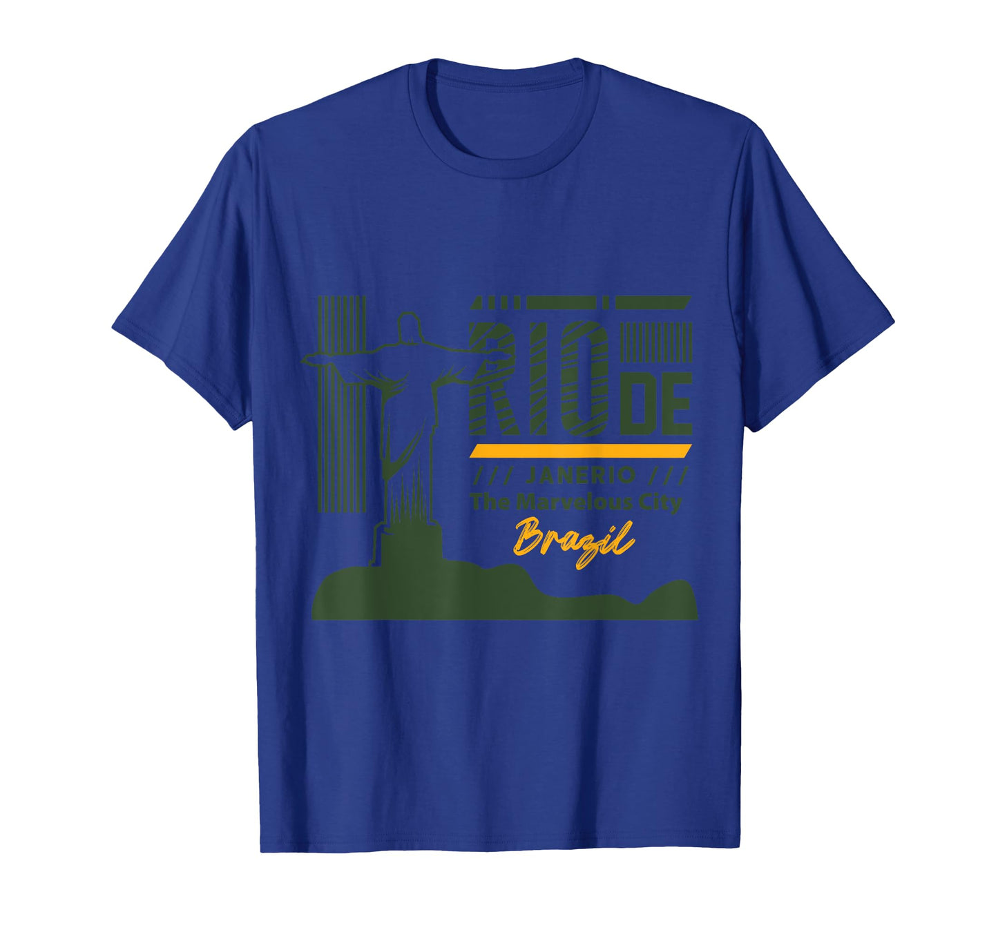 Christ the Redeemer from Rio de Janeiro in Brazil City T-Shirt
