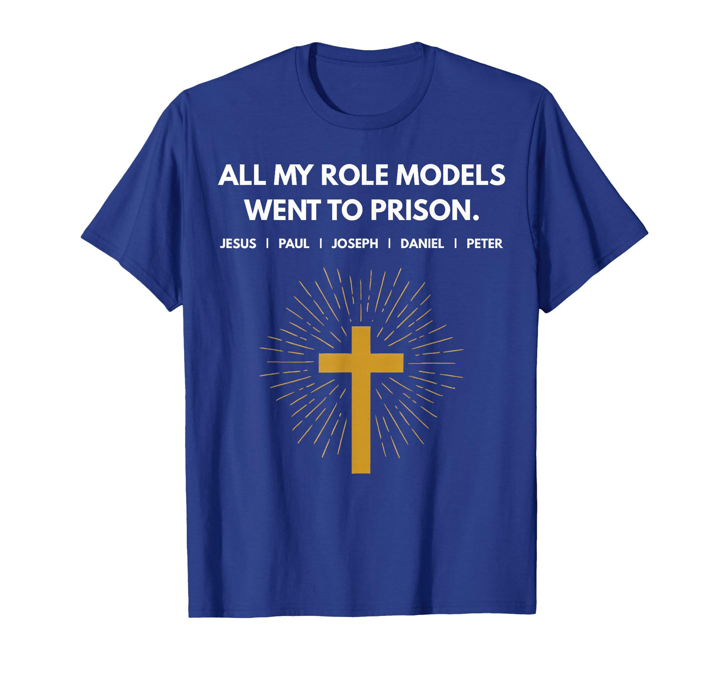 All My Role Models Went to Prison Jesus Funny T-Shirt