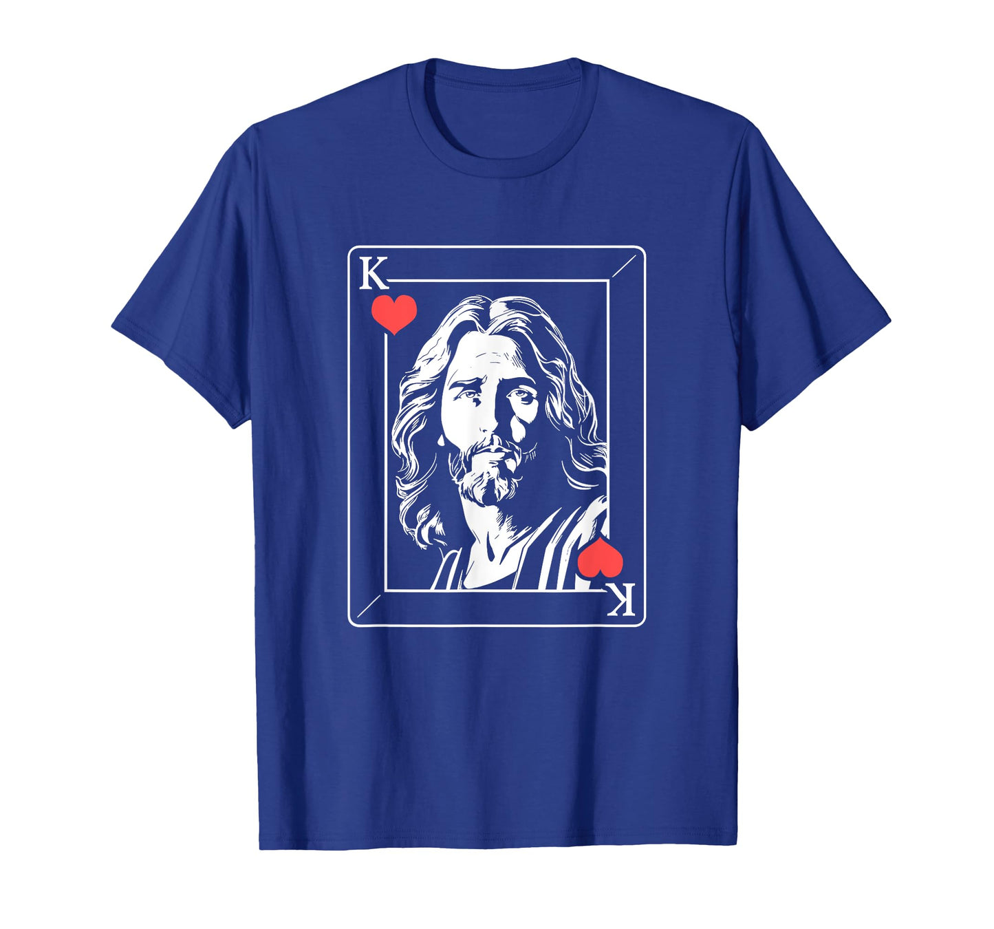 Jesus Christ - Jesus King Of Hearts T-Shirt