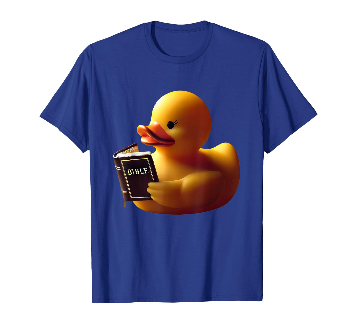 Rubber Duck Reading a Bible Christian Religious Church T-Shirt
