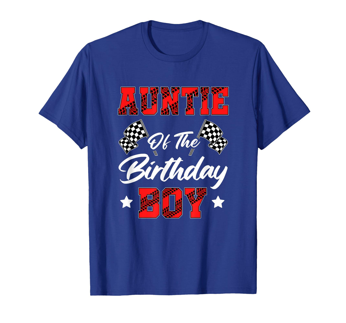 Race Car Auntie Of The Birthday Boy Racing Family Pit Crew T-Shirt