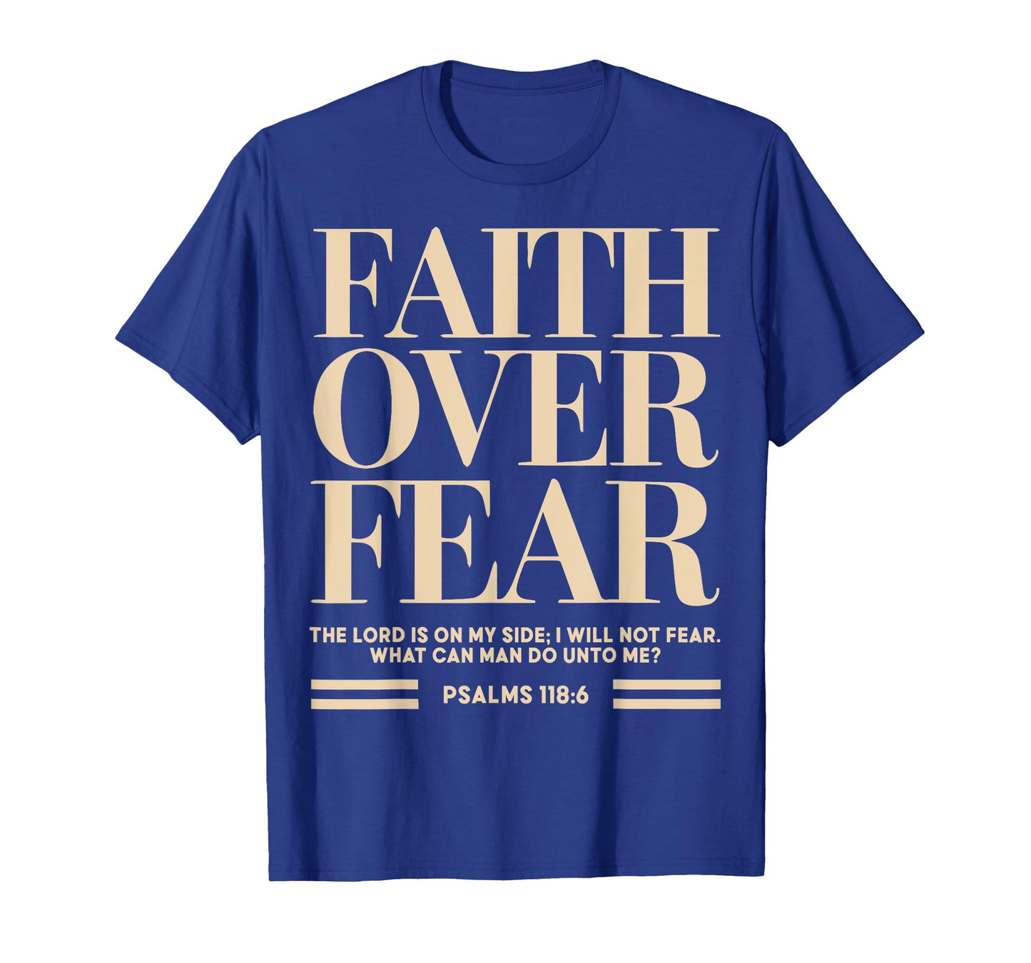Faith Over Fear Christian Jesus Toddler God Son Sister Boys T-Shirt