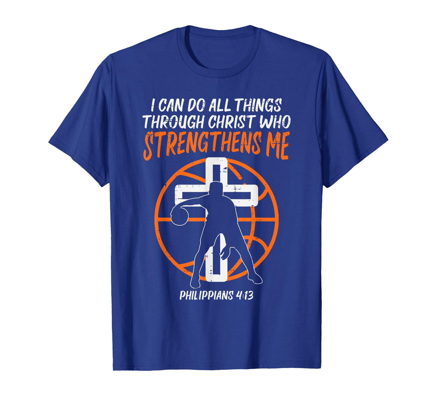 Can Do All Things Basketball Religious Christian Men Women T-Shirt