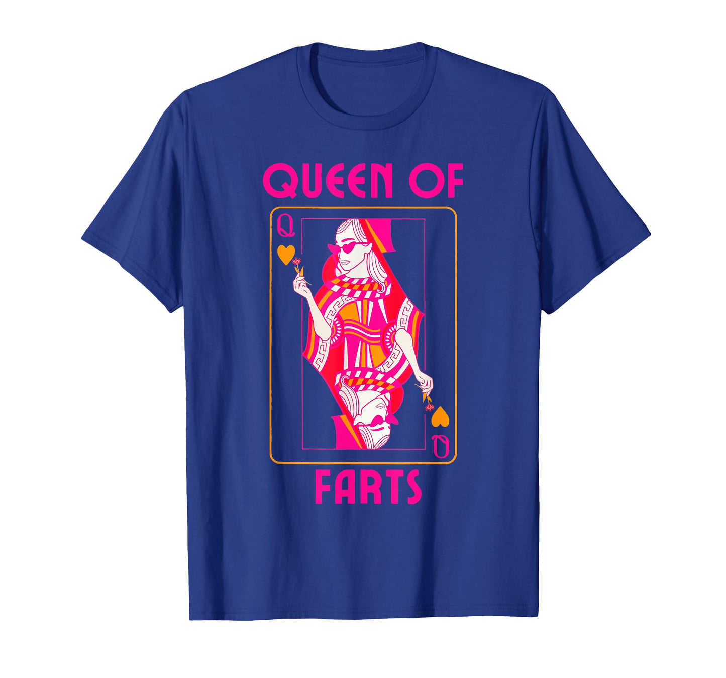 Queen of Farts Embarrassing Joke Adult Humor Men Women T-Shirt