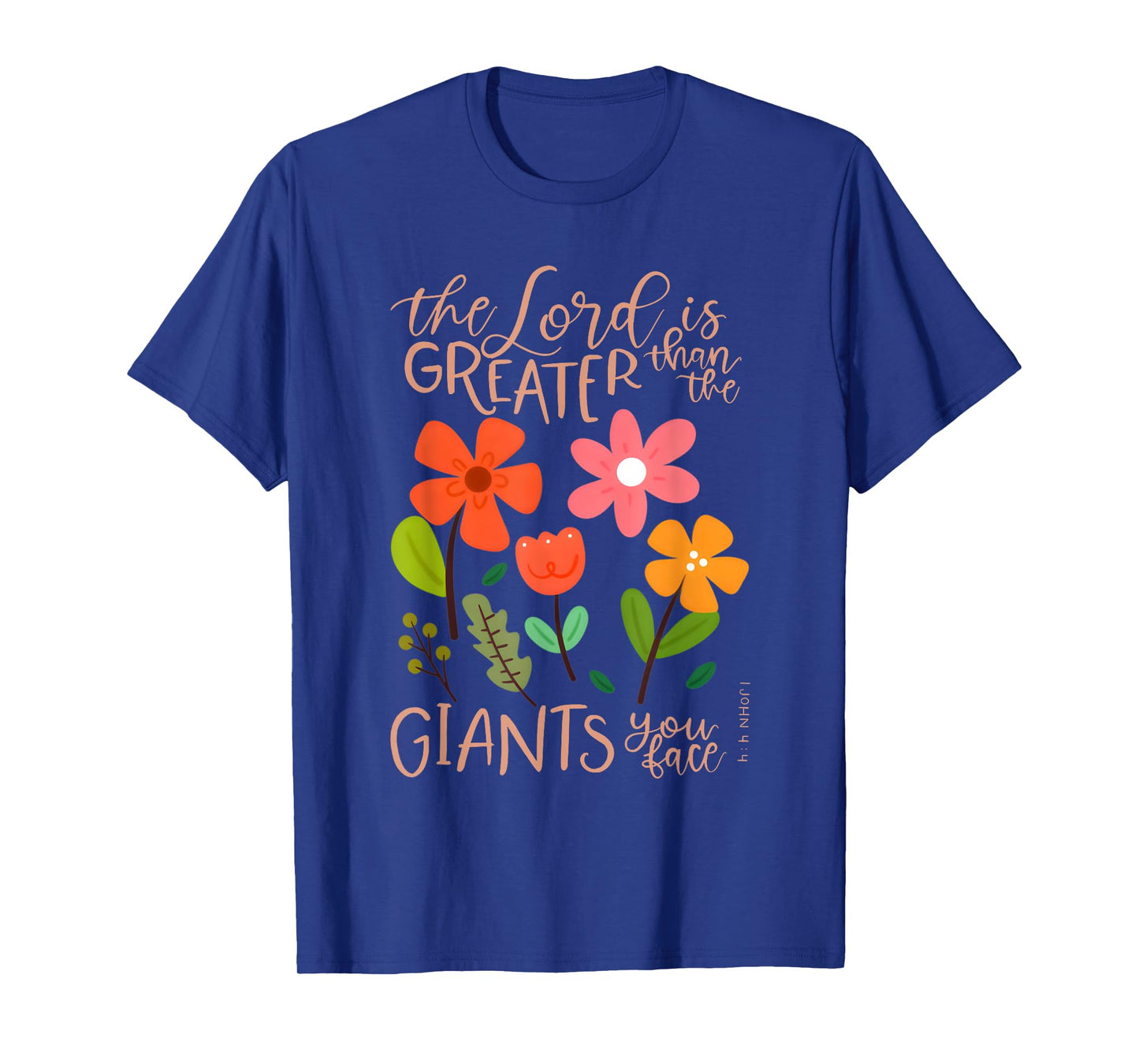 The Lord Greater Christian Quote Inspiring Faith Scripture T-Shirt