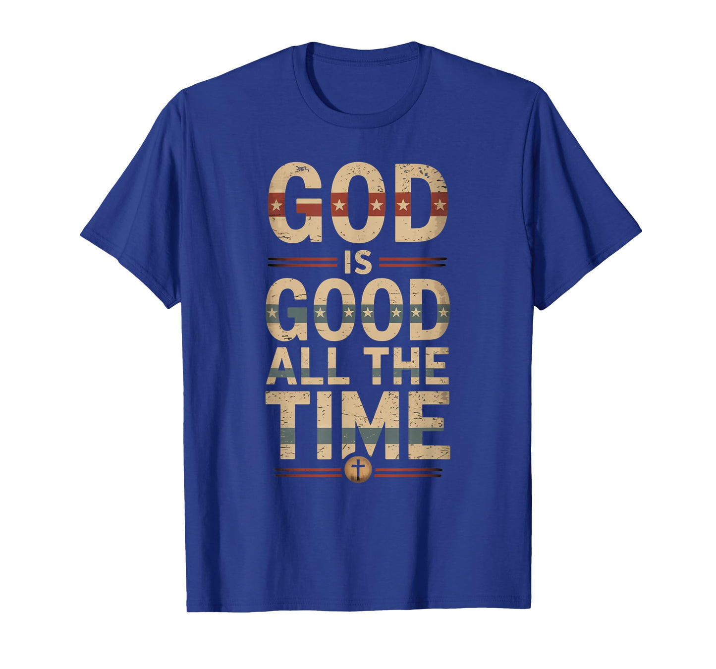 Vintage Retro Christian God is Good All The Time Jesus T-Shirt