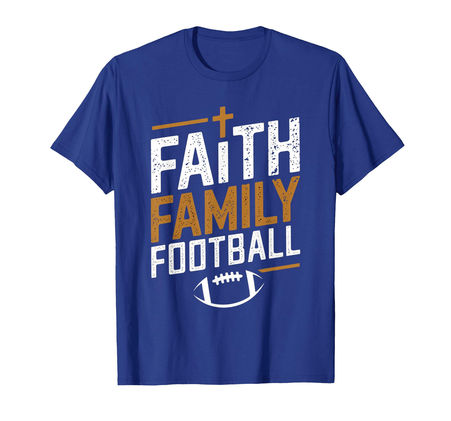 Family Football Christian Design for Men T-Shirt