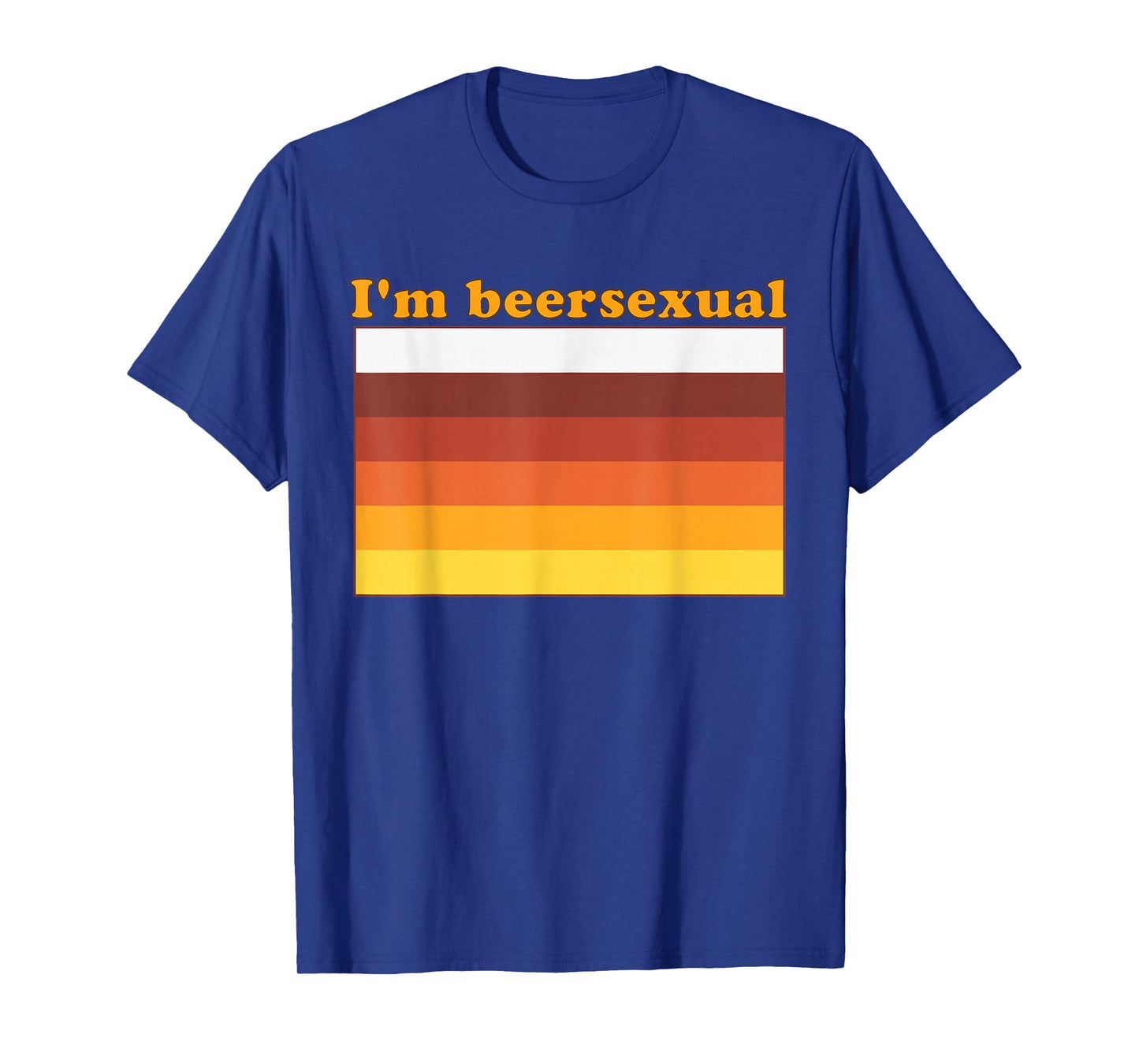 I'm Beersexual Beer Drinking LGBTQ Pride Design T-Shirt