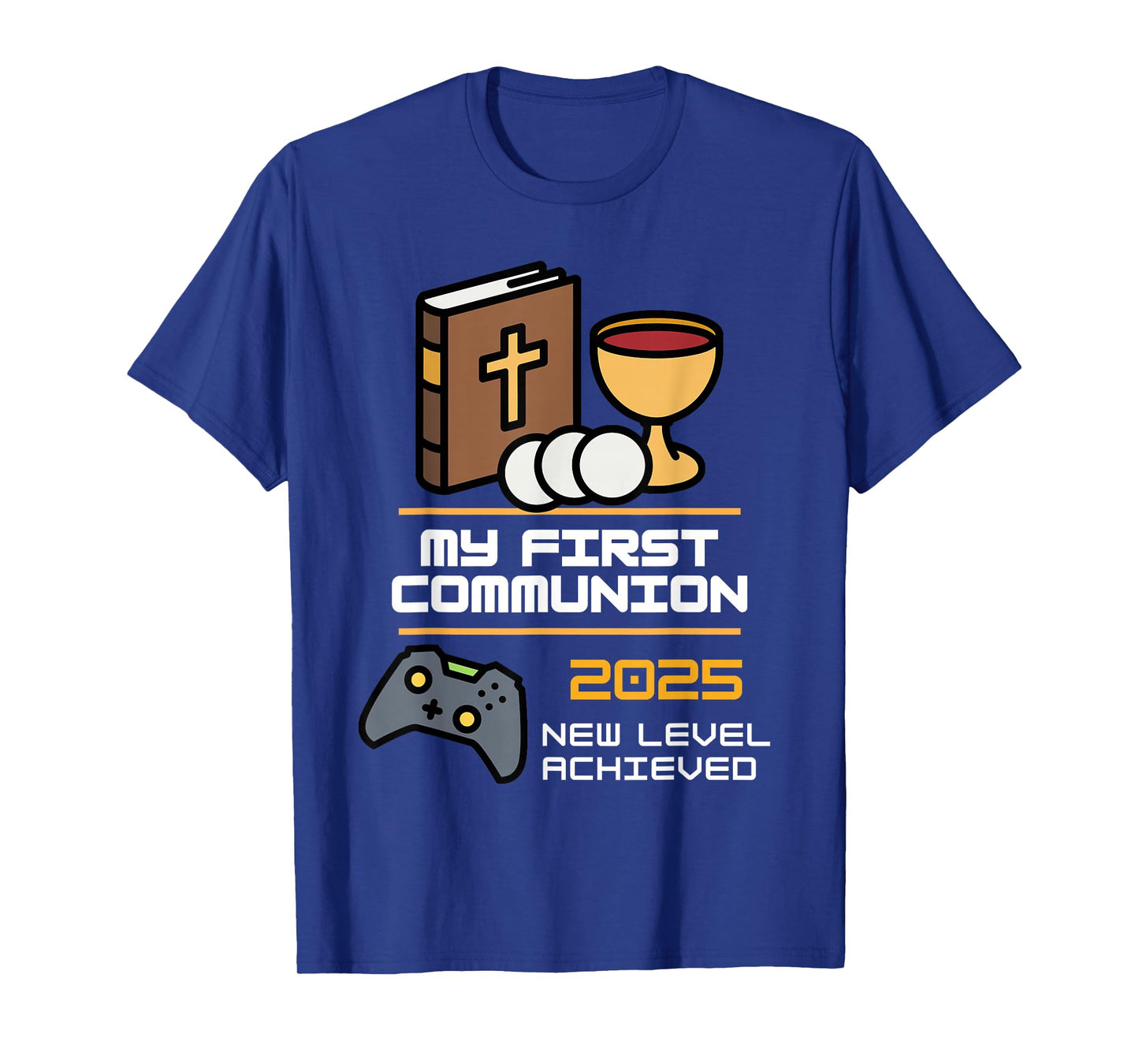 My 1st First Communion 2025 Boys Girls Controller Video Game T-Shirt