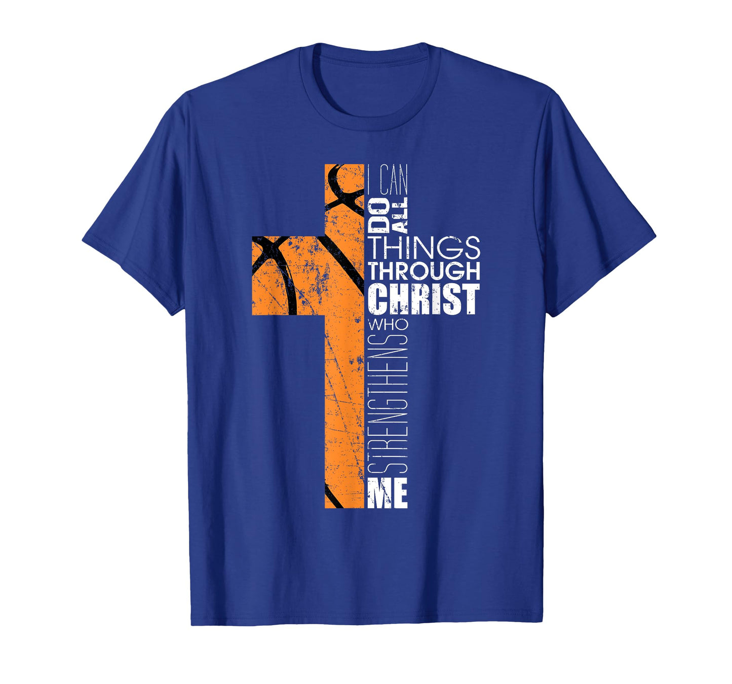 Christian Basketball Gifts Teen Boys Men Religious Verses T-Shirt
