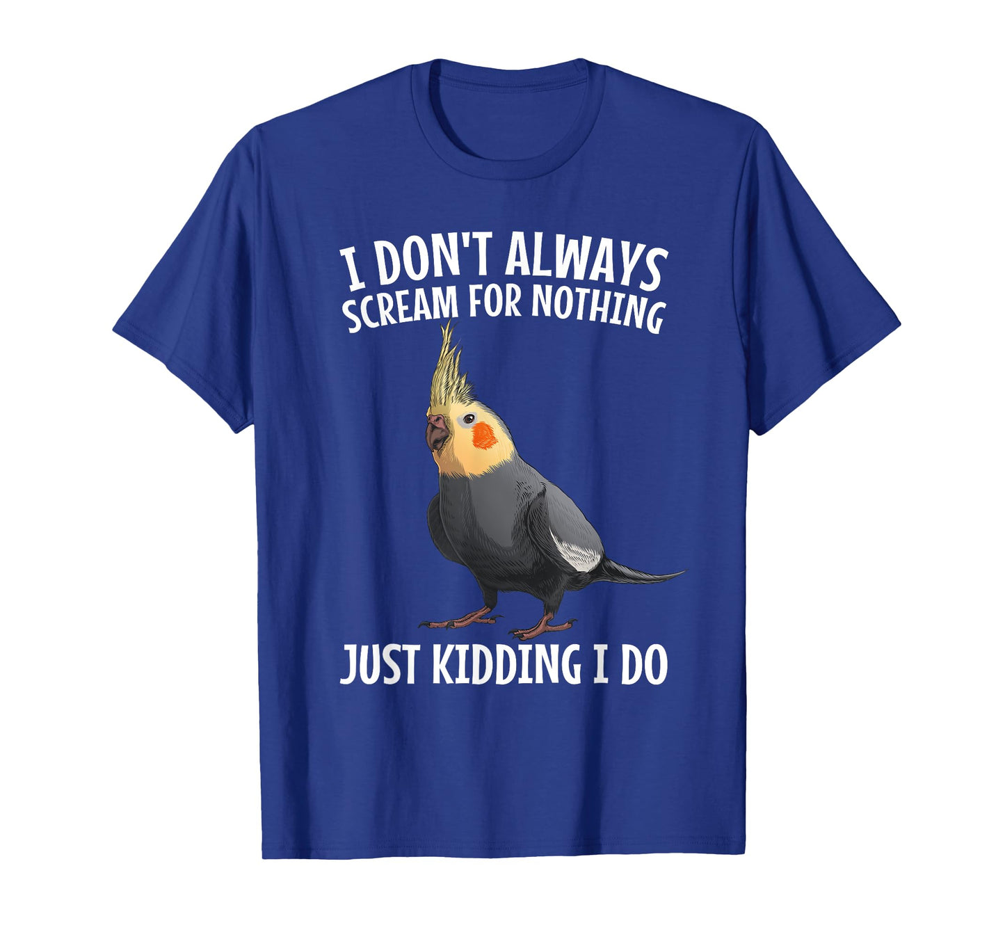 Cockatiel Art for Men Women Cockatoo Bird Cockatiel Lover T-Shirt