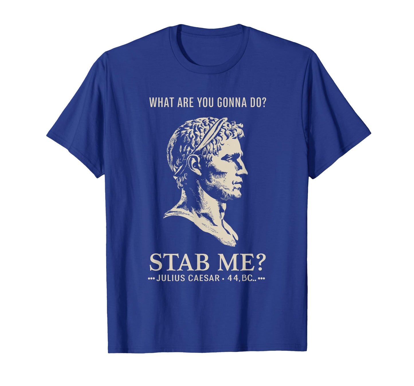 Julius Caesar Stab Me Historical Humor, Roman Empire Meme T-Shirt