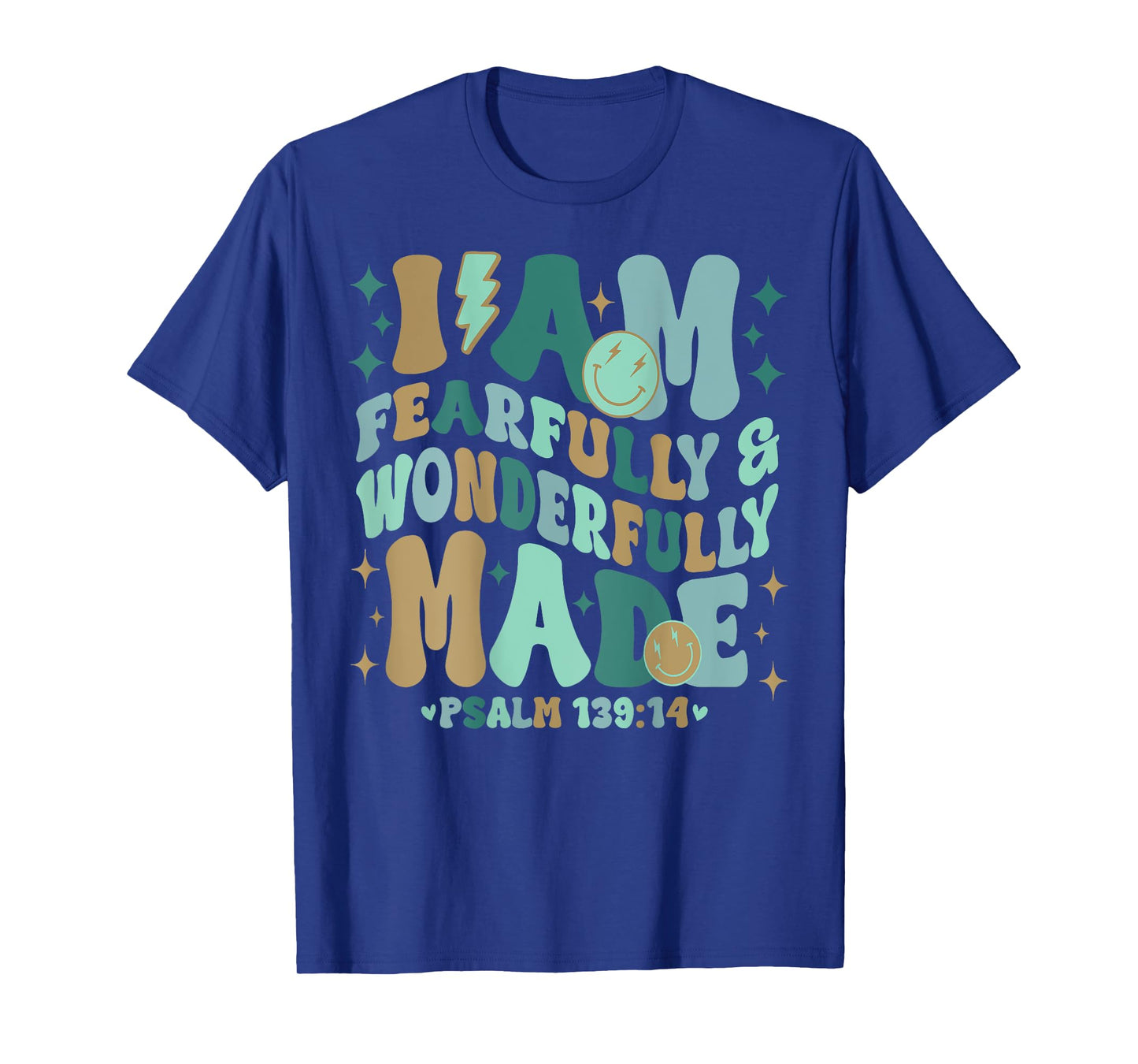 I am Fearfully & Wonderfully Made Retro T-Shirt